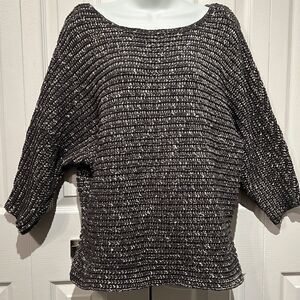 Jones New York 3/4 Sleeve Boatneck‎ Raglan Sleeve Sweater Size L